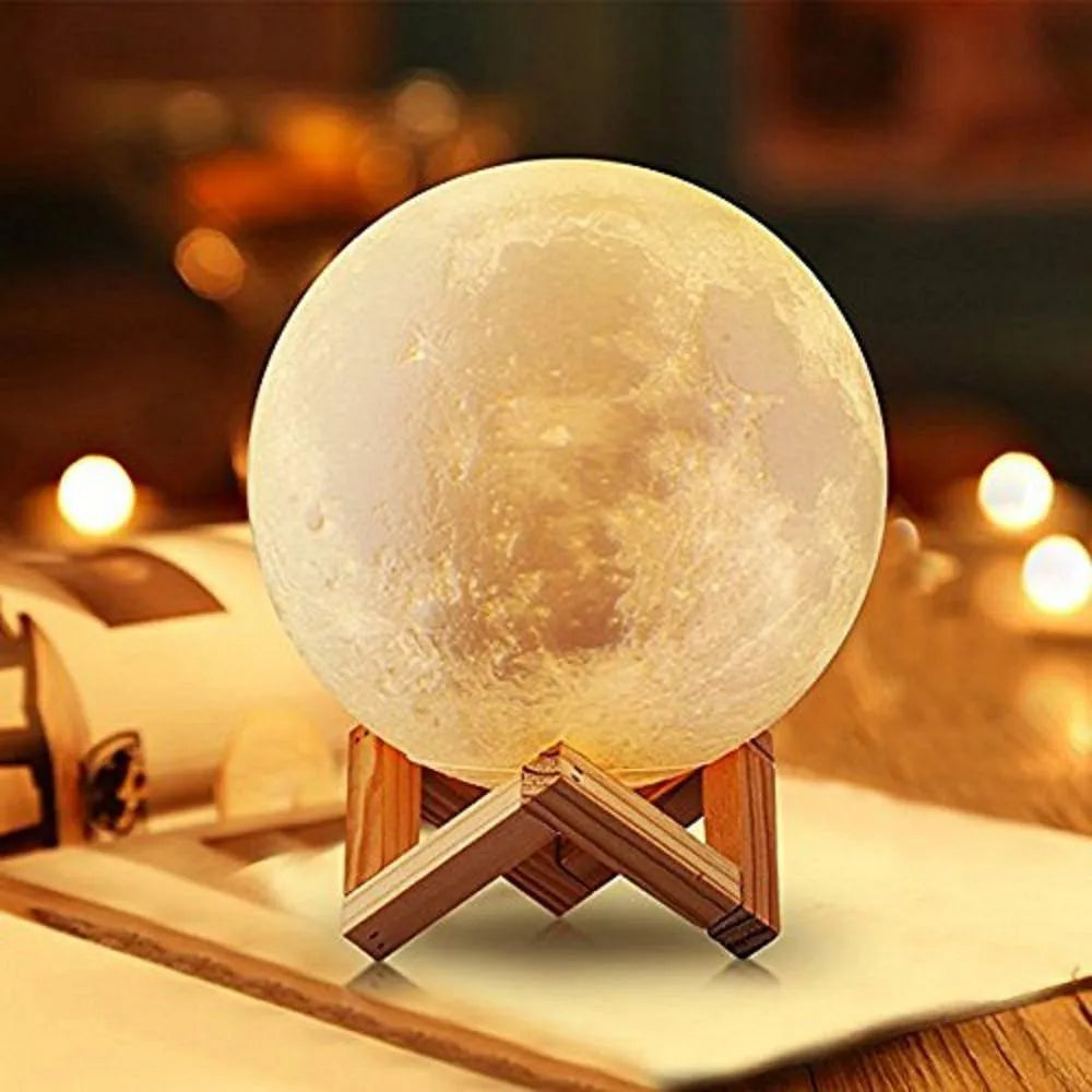 Luna Aurea - Lámpara Humidificadora 3D